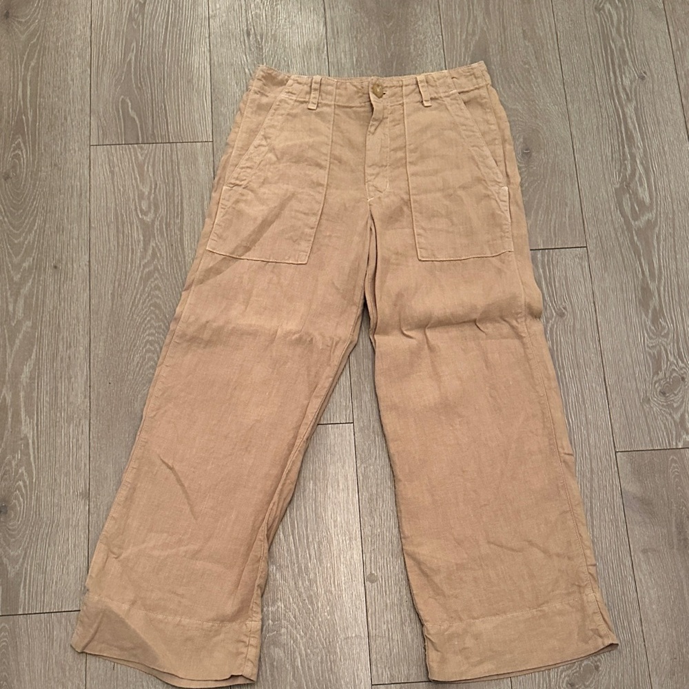 Velvet by Graham & Spencer Wide Leg Pants in Light Brown